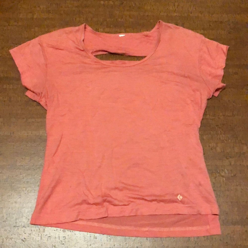Black diamond wool tee size small